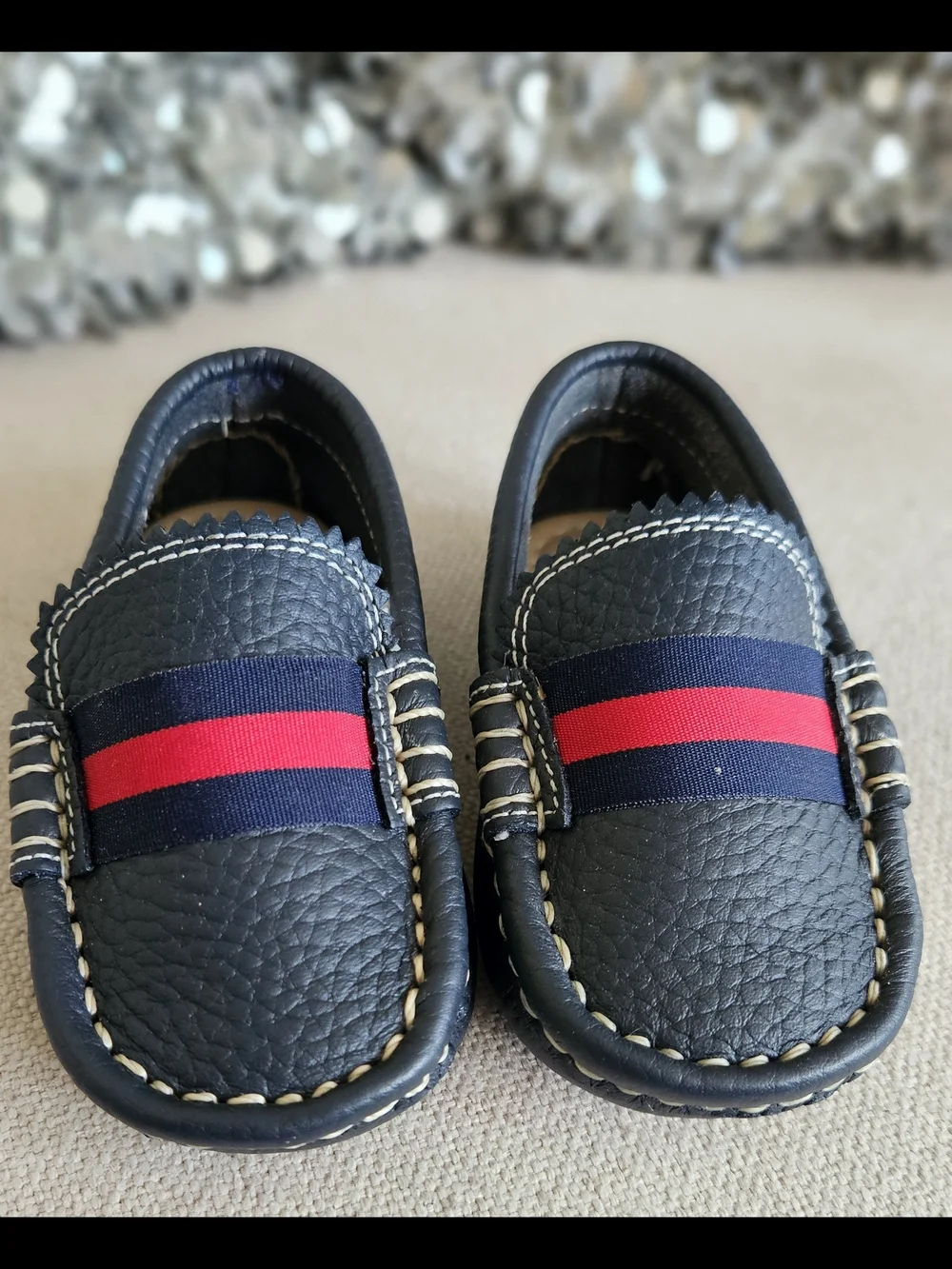 Elephantito Luxury Leather Loafers- Grab The Yacht! Size 5
